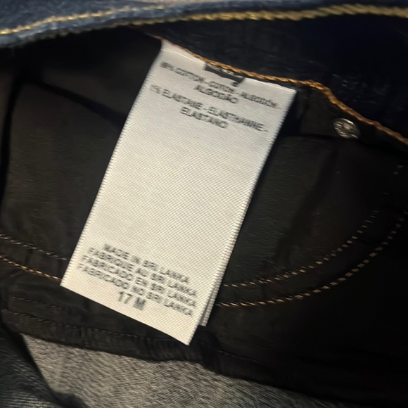 Levi’s superlow 524 dark rinse/wash jeans size 17 bootcut baggy relaxed casual - Picture 4 of 14